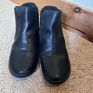 David Tate Black Ankle Boots 8 Wide